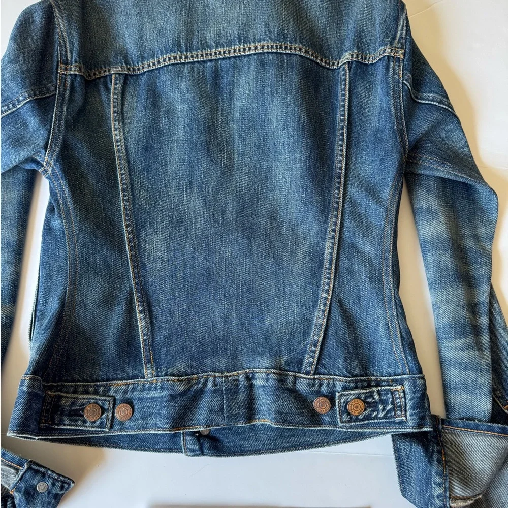 Ralph Lauren Polo Distressed Blue Denim Jacket - Picture 15 of 16
